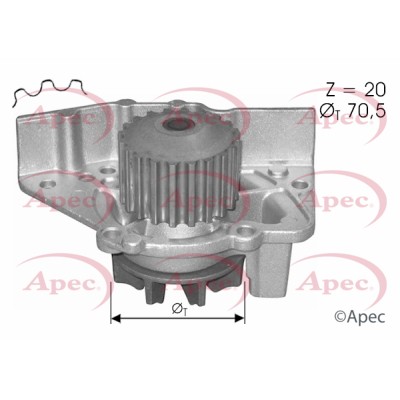 Apec water pump - apec, peugeot
