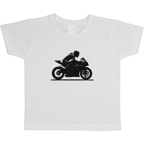 Man sport motorcycle - on,