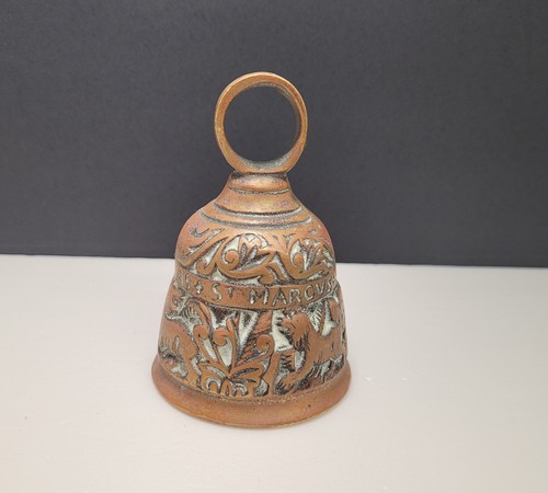 Antique brass sanctuary bell - antique,