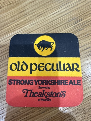 Old peculiar beer mats - old,