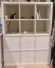 Ikea Kallax White Shelving