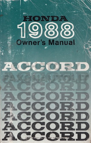 1988 honda accord - 4, sedan
