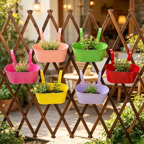 6pcs hanging planter plant - planter,