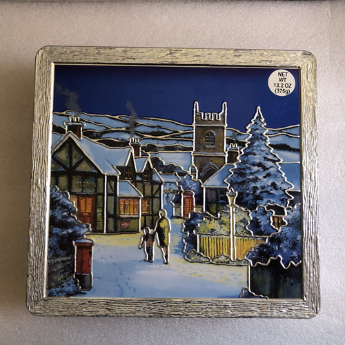 Churchills village winter - village, in