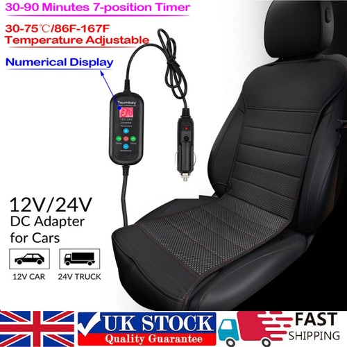 Heated car seat pad - seat, 12v