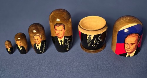 Russian leaders nesting dolls - russian,