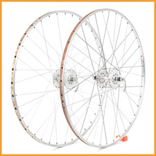 PRIOR HIGH FLANGE NISI RIMS WHEELS 700c 28" TUBULAR ROAD BIKE VINTAGE OLD FRENCH