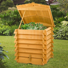 KCT WOODEN BEEHIVE COMPOST BIN