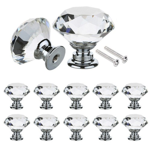 8pcs 40mm crystal door - 8pcs,