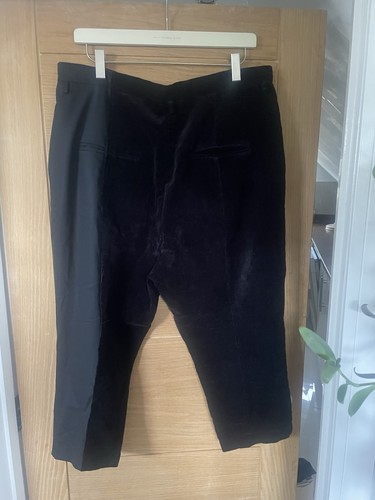 Rundholz black velvet - black, panelled