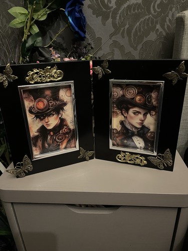 Steam punk couple picture - steam,