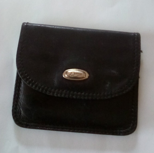Vintage black leather enny - leather,