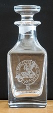 Vintage stewart etched glass - vintage,