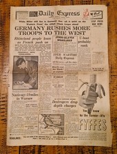 Daily Express Newspapers - Multi Listing, Birthdays, Anniversaries, War Time.