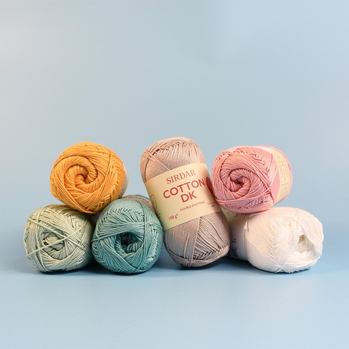 Sirdar cotton yarn - dk, 100g
