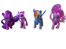 My Little Pony Bundle of 4x Ponies Rainbow Dash Pinkie Pie