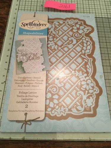 Spellbinders foliage lattice