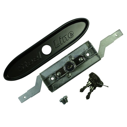 Steel line garage door lock - steel,