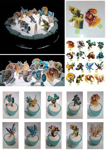 Skylanders edible - 16,