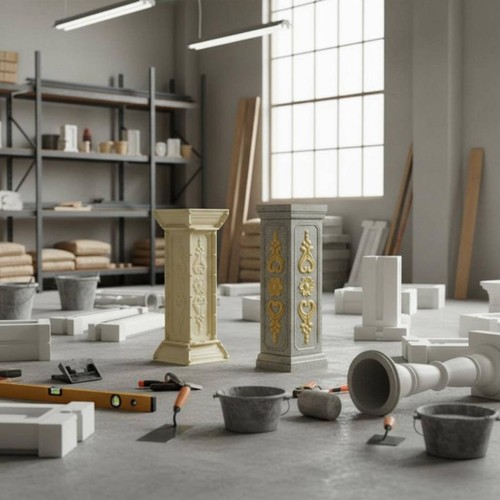 Roman column mold - mold, release