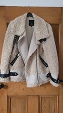 River Island Faux Fur Beige