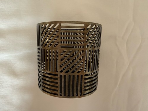 Yankee candle crosshatch brass - yankee,