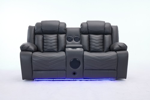 Zeus leather electric recliner - leather,