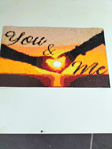 Finished diamond art - 3d,