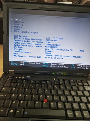Lenovo thinkpad r61 laptop - lenovo,