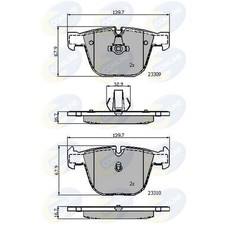 Brake Pads Set For BMW 6