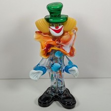 Vintage Murano Clown Art Glass