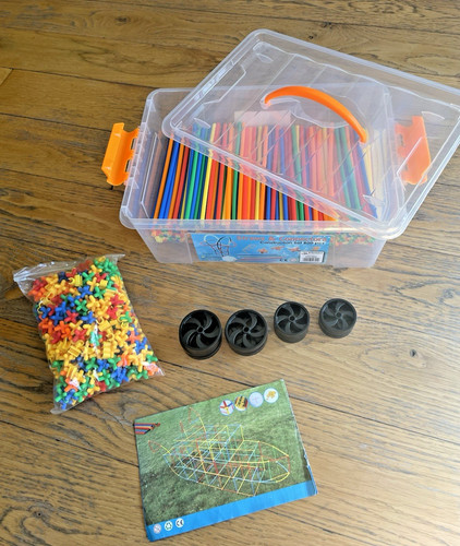 Straws and connectors - and,