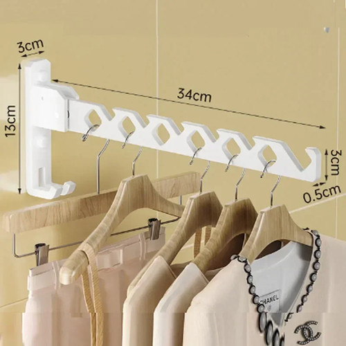 1pc clothes drying rack wall - 1pc,