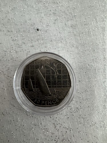 Olympic sailing 50p - olympic,