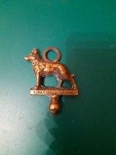 Antique Brass Alsation Wolf