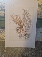 Stunning Barn Owl LG Die Set