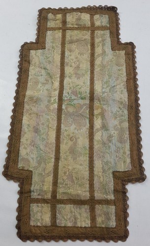 Antique french floral woven - french,