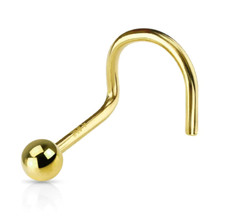20G SOLID 14K KARAT YELLOW