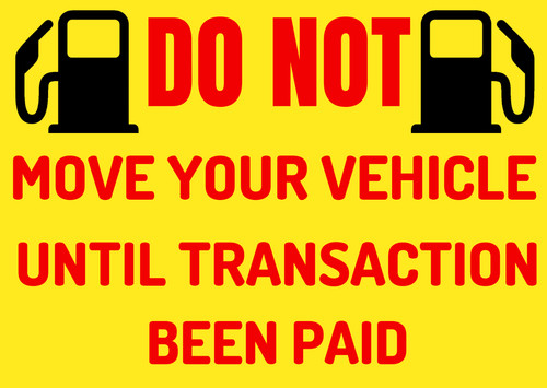 Petrol station forecourt - petrol,