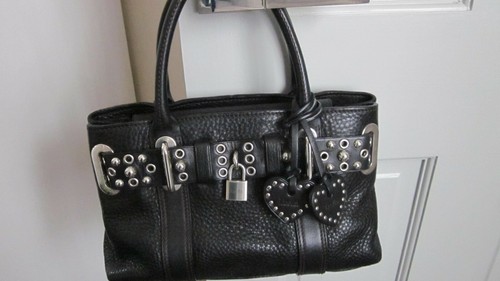 Luella black double handle - black,