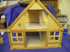 Wooden dolls house - wooden,