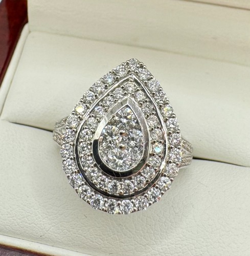 18ct white gold 1ct diamond - gold,