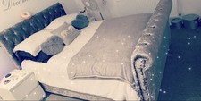 Crushed Velvet Sleigh King