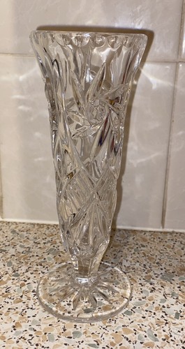 Heavy etched cut glass - heavy,