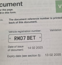 RM07 BET Private Registration