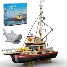 Moc Fishing Boat with Shark