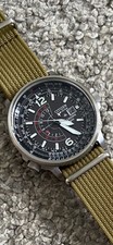 W3 - CITIZEN PROMASTER AIR 'NIGHTHAWK' ECO-DRIVE PILOT / AVIATOR STYLE WATCH