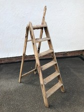 Vintage simplex wooden step - vintage,