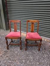 2x ERCOL Dining Chairs 1940s