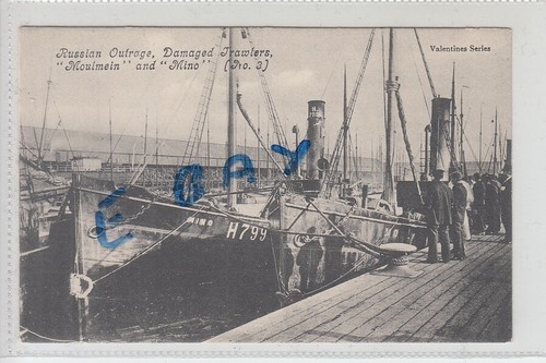 Damaged trawlers moulmein - damaged, 'moulmein